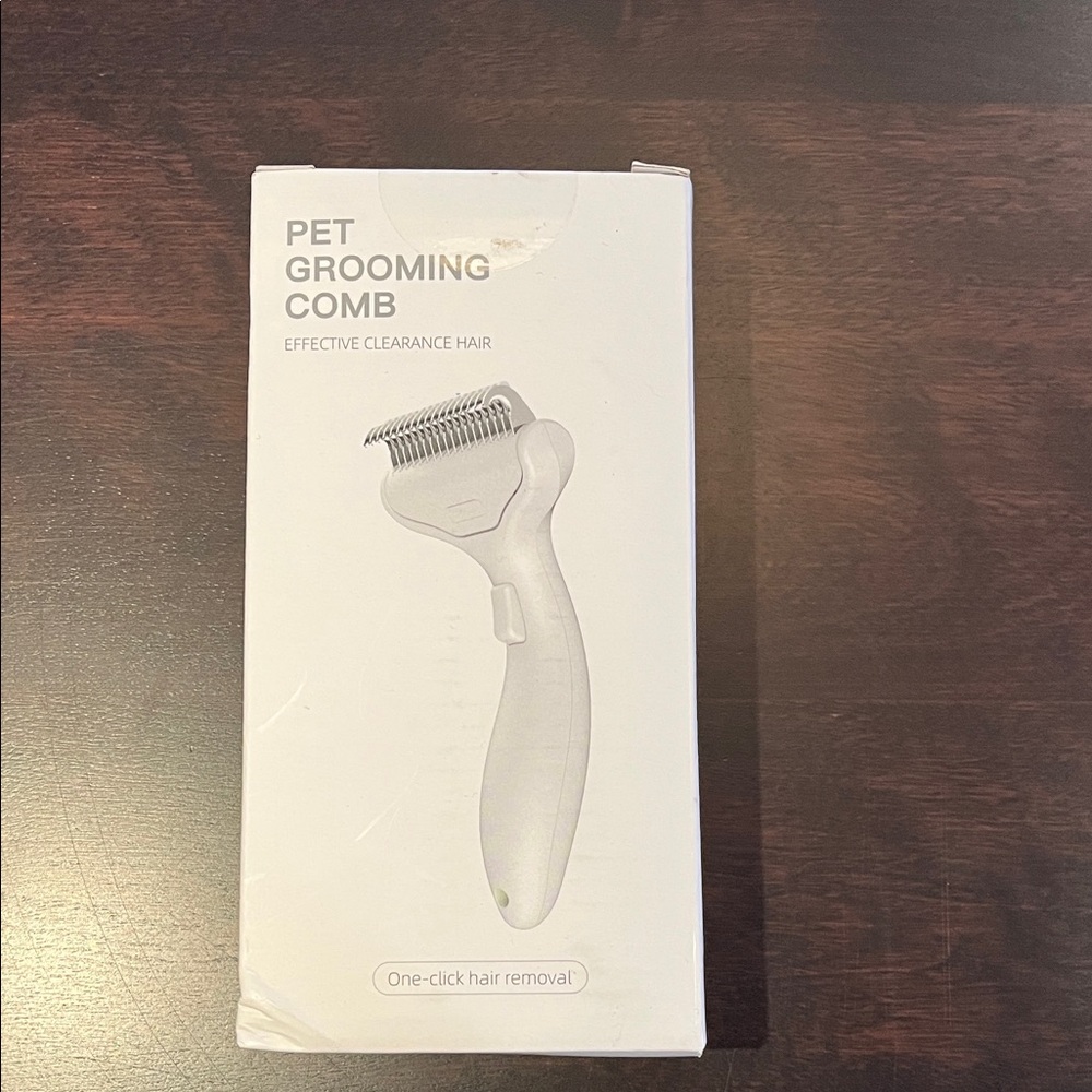 NWT ONE-Click Hair Removal Pet Grooming Comb